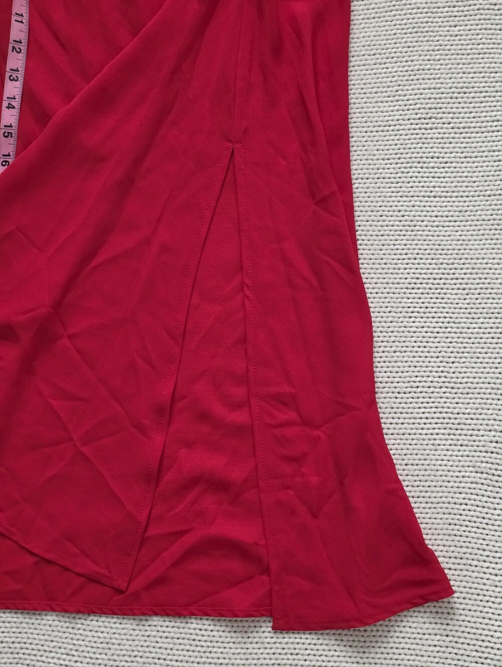 NWT Beaufille Red Vela Midi Skirt, XS, Color Vermillion - Picture 7 of 11